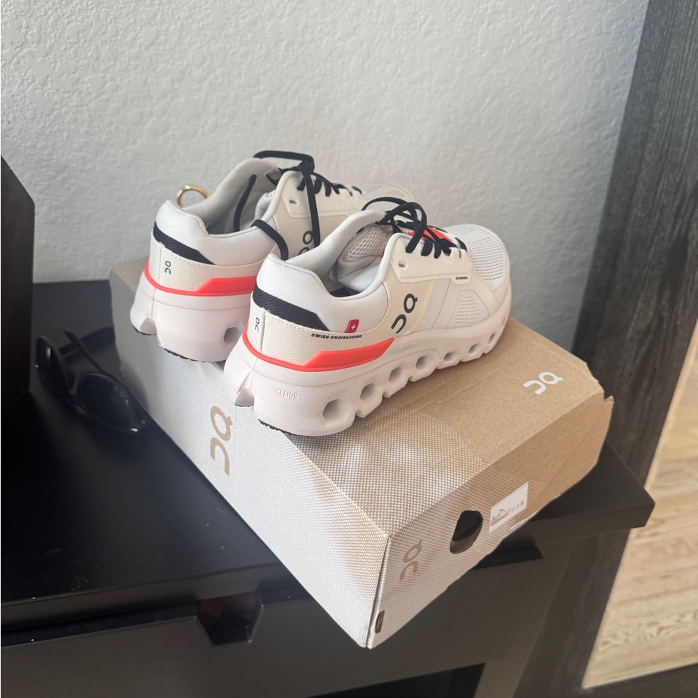 SOLD On Running Kids' Sneakers in White and Orange